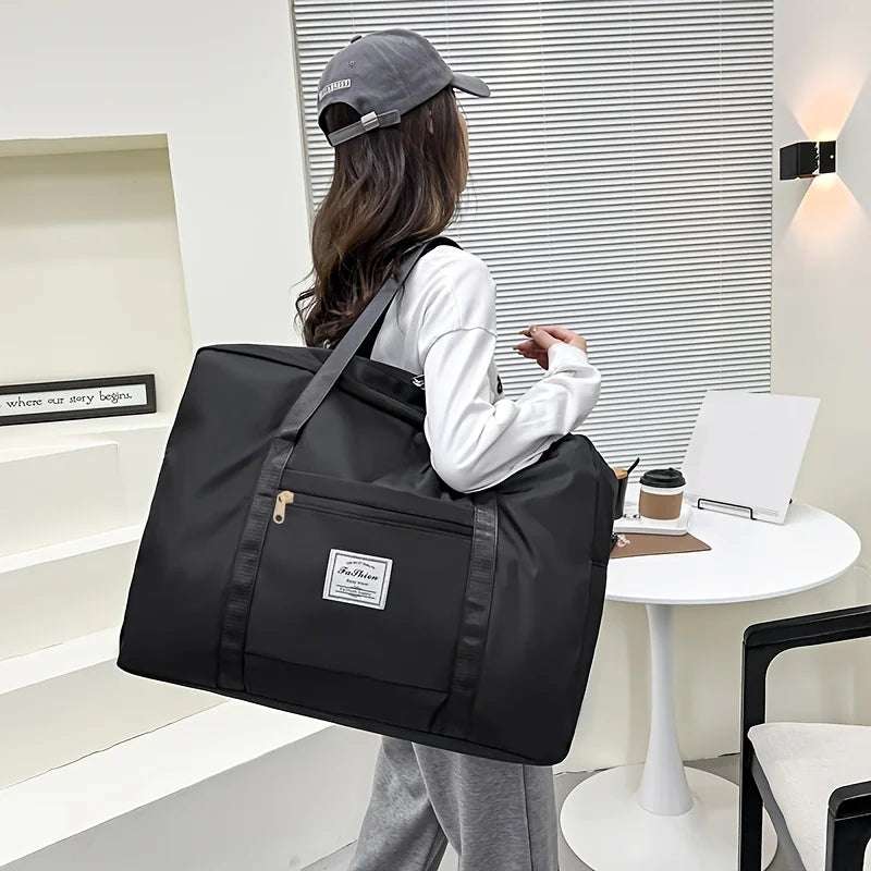 Sac de voyage grande capacité noir renforcé