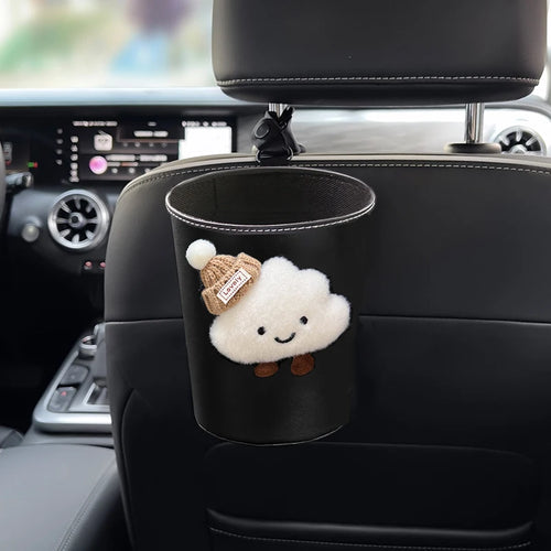 Mini poubelle de voiture design nuage