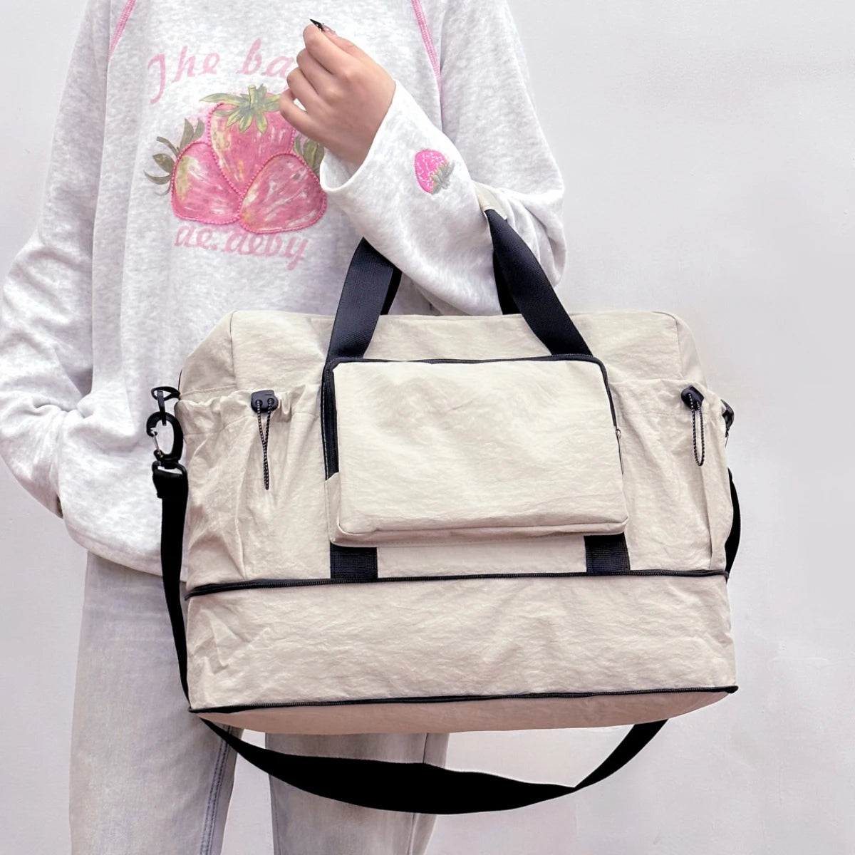 Sac de voyage grande capacité extensible
