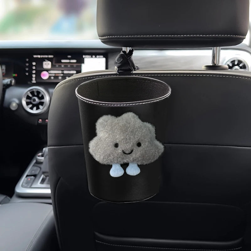Mini rangement pour petits déchets dans la voiture